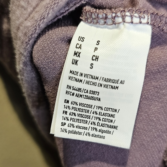 American Eagle Outfitters Purple Long Sleeve Shirt Size Small - Picture 4 of 4